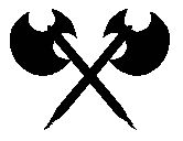 Watchtower battle axes logo